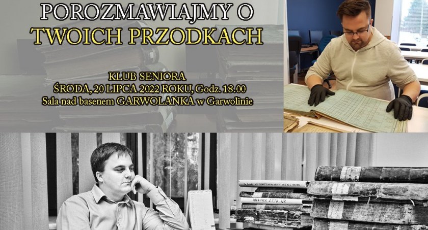 Spotkanie poprowadzi Sebastian Jędrych, pasjonat lokalnej historii i genealogii, współzałożyciel i współtwórca Garwolin.org.