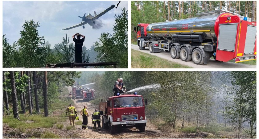 Wszyscy pracowali w bardzo trudnych warunkach. Potrzebne były samoloty i cysterna.