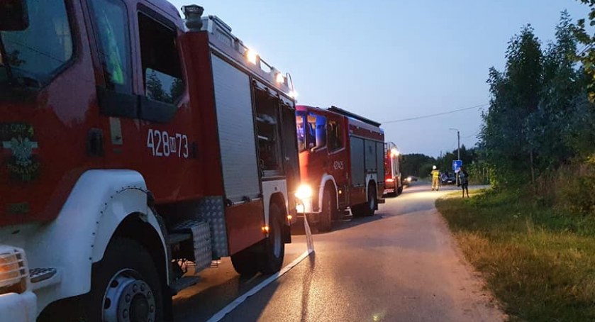 Fotografia: Na miejsce natychmiast przybyli strażacy.