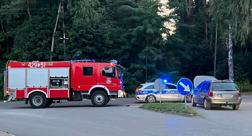 Do zderzenia doszło na skrzyżowaniu ulic Garwolińskiej i Solidarności