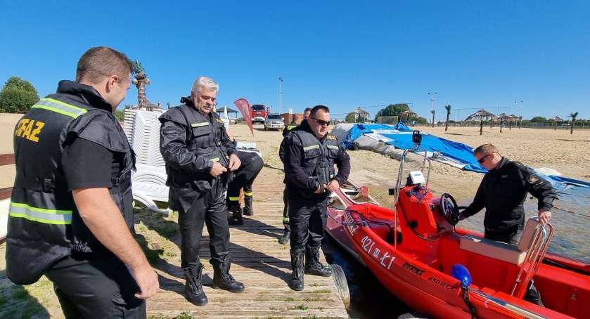 Pierwsze ćwiczenia odbyły się na zbiorniku wodnym 