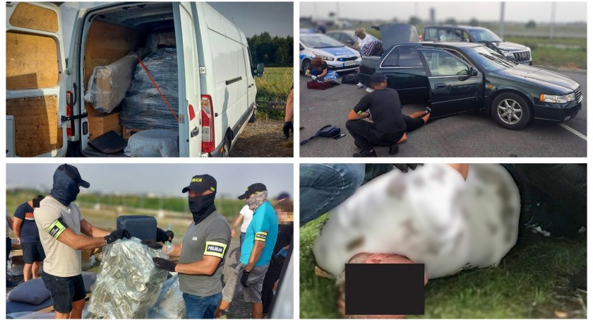 Zdjęcie: Narkotyki był przemycane w meblach. Część ujawniono w magazynie w Warszawie