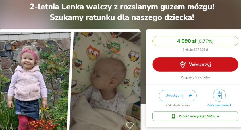 Zdjęcie: Lenka Szaniawska potrzebuje naszej pomocy!
