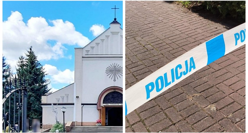 Zdjęcie: Włamywacz nie dostał się do kościoła.