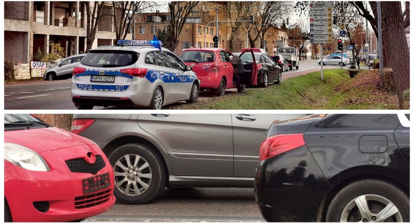 Zdjęcie: Kierowca toyoty uderzył w tył peugeota