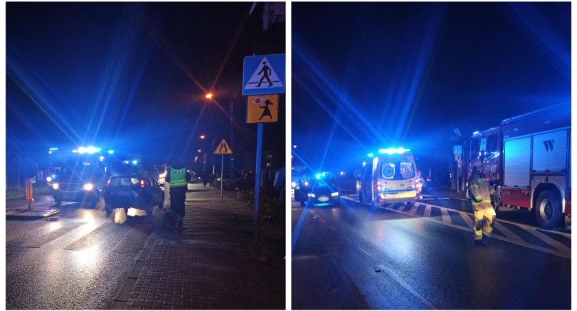 Zdjęcie: Potrącony mężczyzna z obrażeniami trafił do szpitala