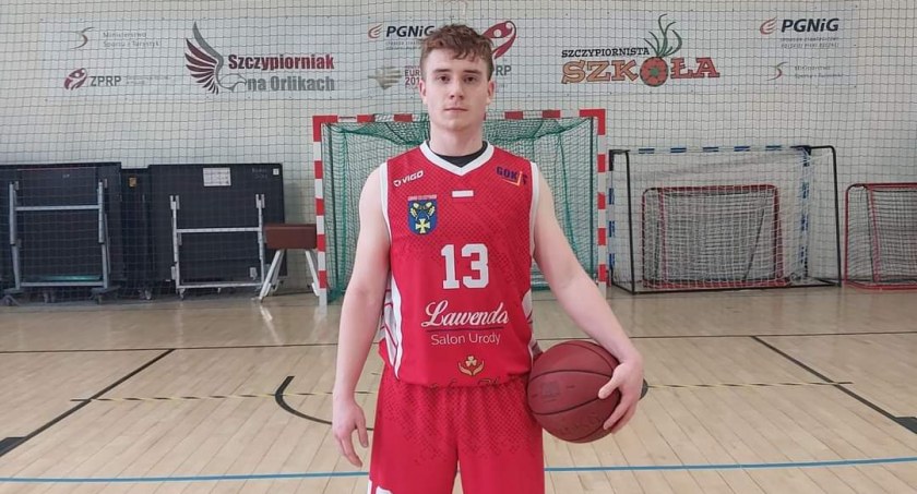 Zdjęcie: Daniel Szklarewski zakochał się w koszykówce kilka lat temu 