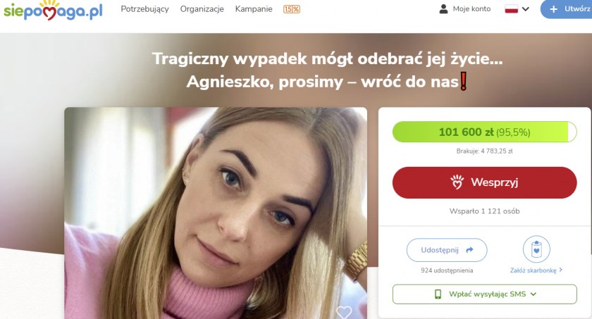 Zdjęcie: Zbiórka bardzo szybko spotkała się z odzewem ludzi dobrej woli