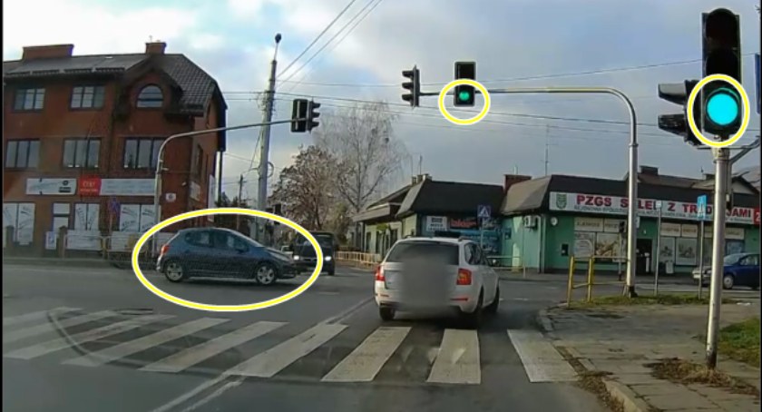 Zdjęcie: Kursant zobaczył jak nie należy jeździć! 