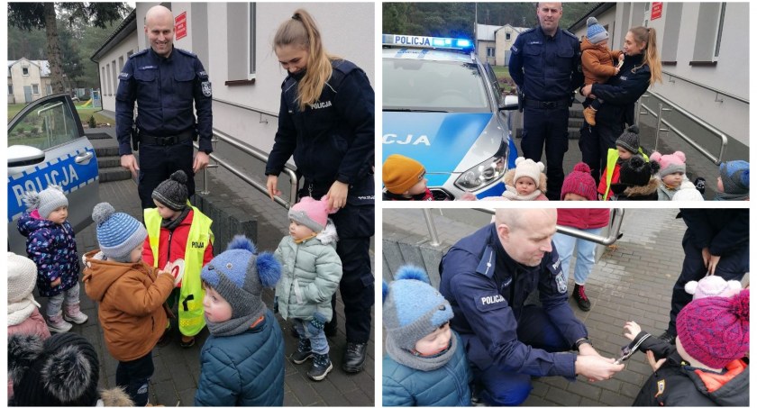 Zdjęcie: Spotkanie dzieci z policjantami było pełne radości