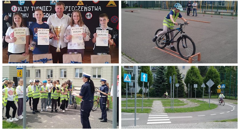 Zdjęcie: Oto Izabela, Maksymilian, Karolina i Jakub z opiekunem Leszkiem Kozłowskim! 