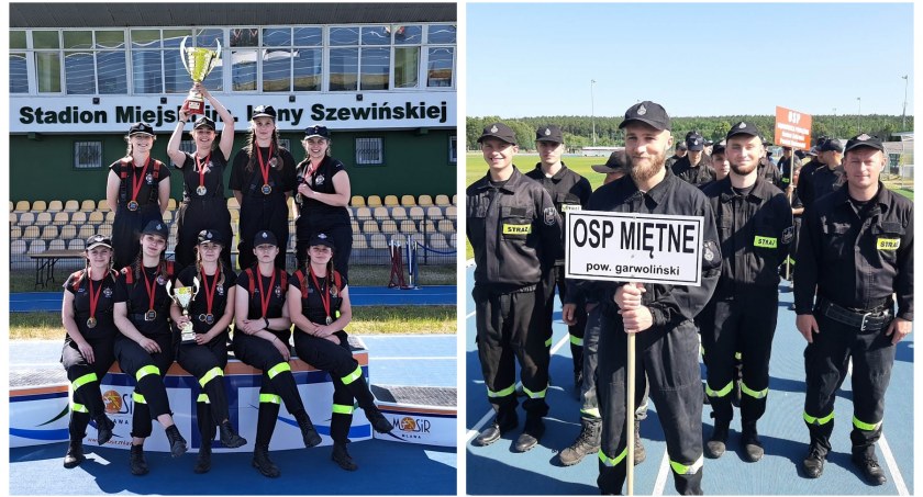 Zdjęcie: Radość OSP Miętne jest ogromna! Drużyna żeńska zwyciężyła na Mazowszu