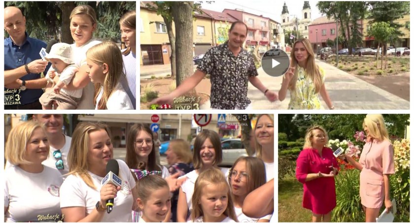 Zdjęcie: W wakacyjnym programie TVP3 Warszawa wzięli udział mieszkańcy Garwolina i powiatu