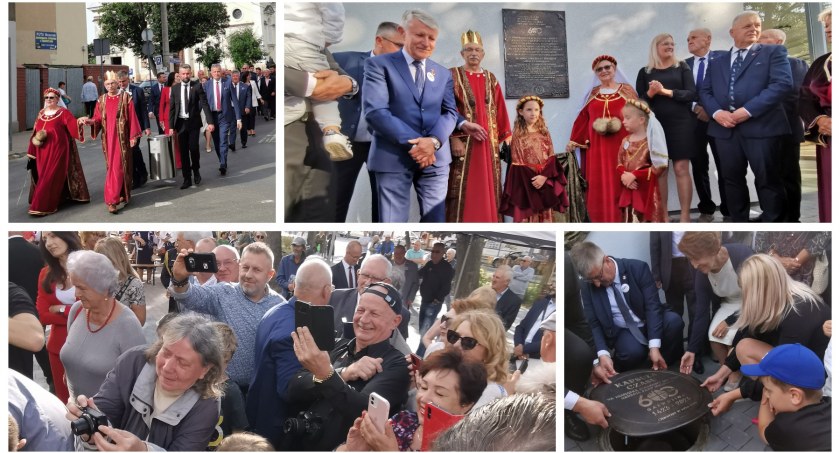Zdjęcie: Kapsuła czasu została złożona na Skwerze Solidarności. Licznie towarzyszyli temu mieszkańcy