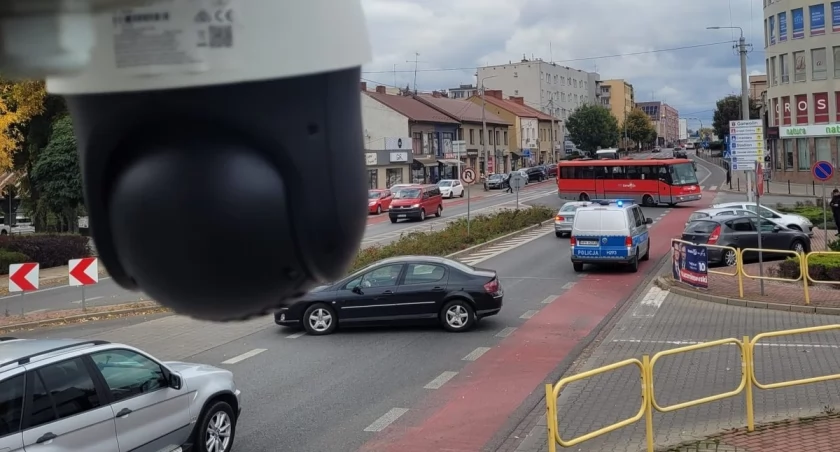 Zdjęcie: Policja ujawnia, co uchwyciły kamery pracujące wczoraj na terenie Garwolina