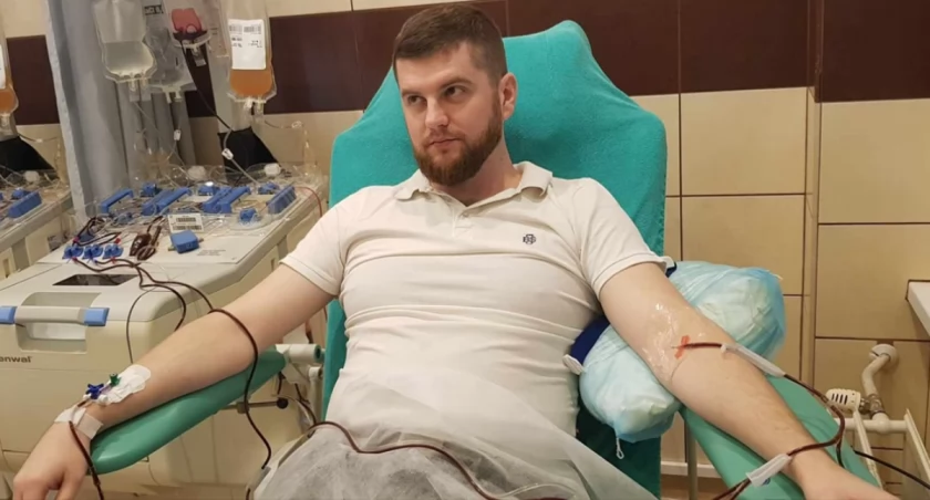 Zdjęcie: Michał Kamola nie tylko jest dawcą szpiku. Od wielu lat honorowo oddaje krew
