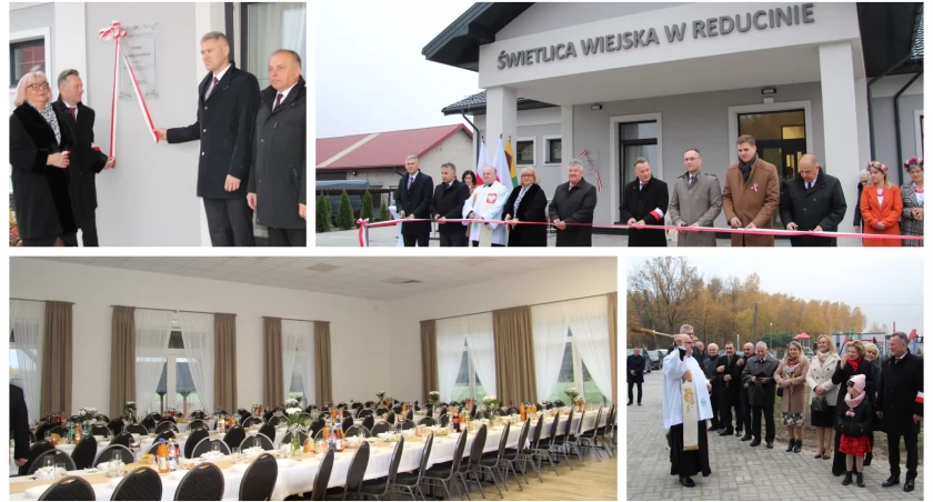 Zdjęcie: 11 listopada to data, którą mieszkańcy Reducina zapamiętają nie tylko ze względu na jej patriotyczny charakter, ale i otwarcie świetlicy
