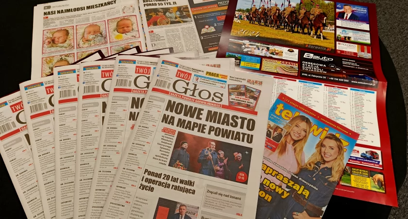 Zdjęcie: Gazeta Twój Głos z bezpłatnymi dodatkami w sklepach we wtorki!