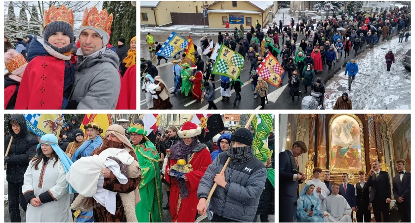 Zdjęcie: Poszli w Orszaku Trzech Króli, by oddać hołd i uwielbić Pana Jezusa! 