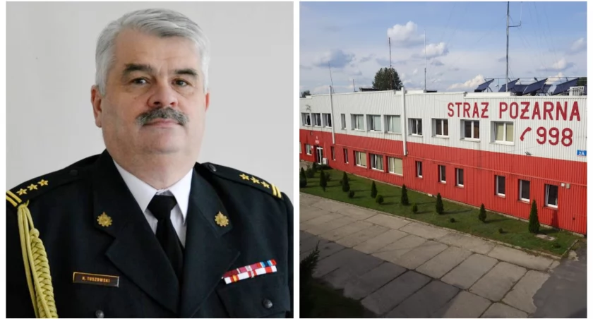 Zdjęcie: Komendant powiatowy PSP w Garwolinie st. bryg. Krzysztof Tuszowski przechodzi na emeryturę