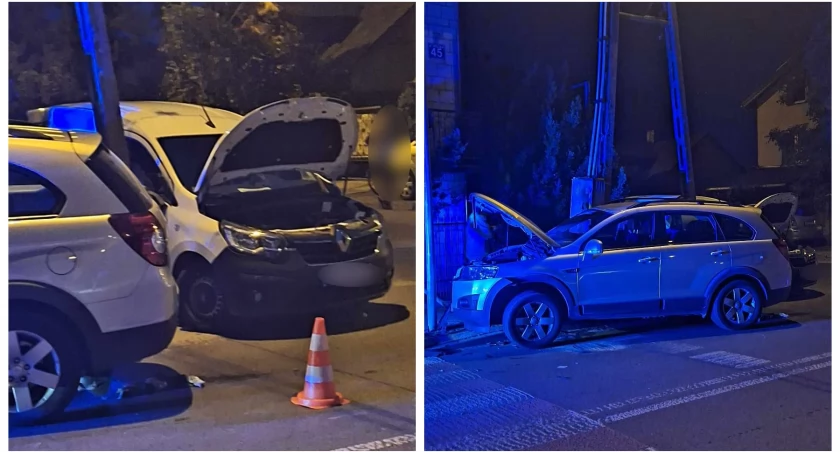 Zdjęcie: Kierowca renault doprowadził do kolizji i pieszo uciekł z miejsca zdarzenia