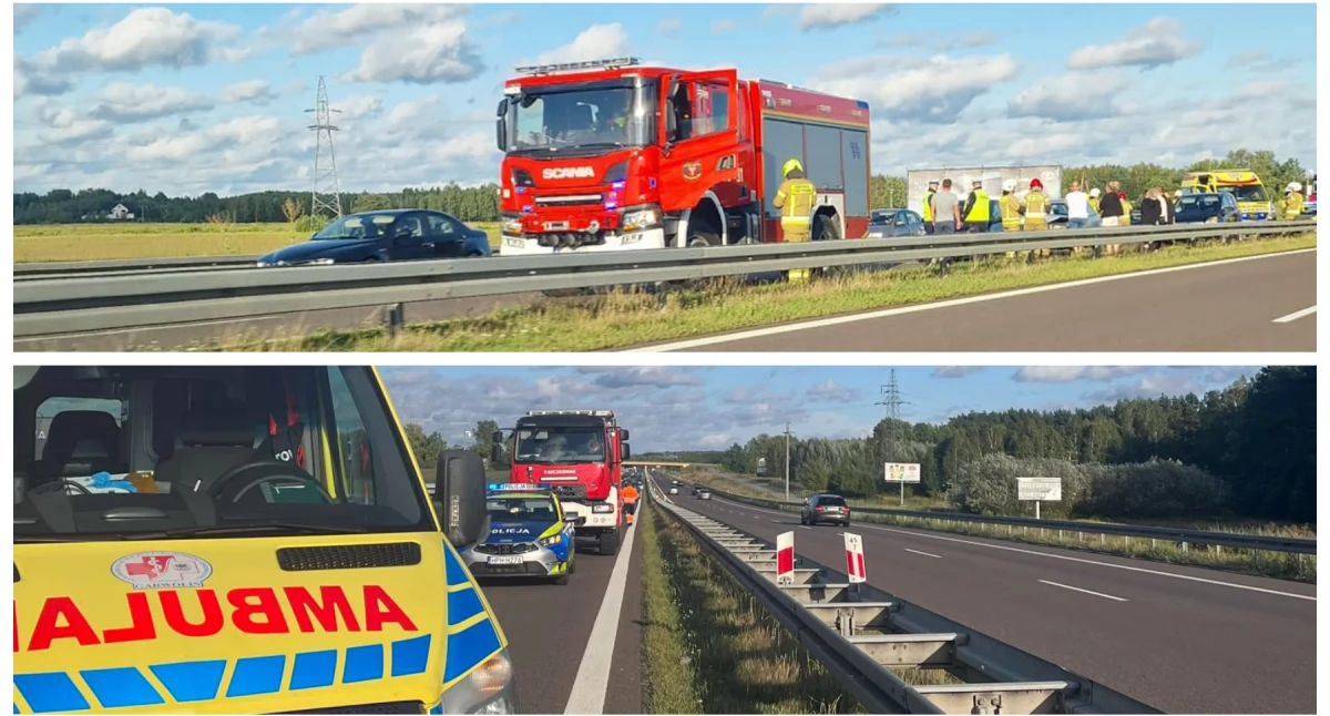 Wypadki drogowe , Zderzenie samochodów Niedzielne korki dały kierowcom kość! - zdjęcie, fotografia