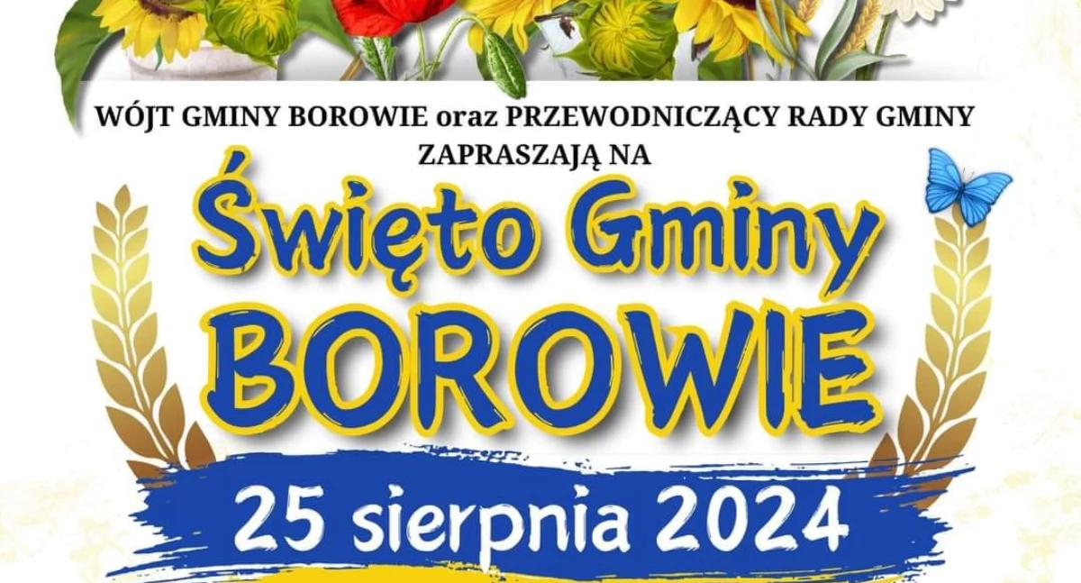 W Powiecie, Święto gminy Borowie dożynki gminne - zdjęcie, fotografia