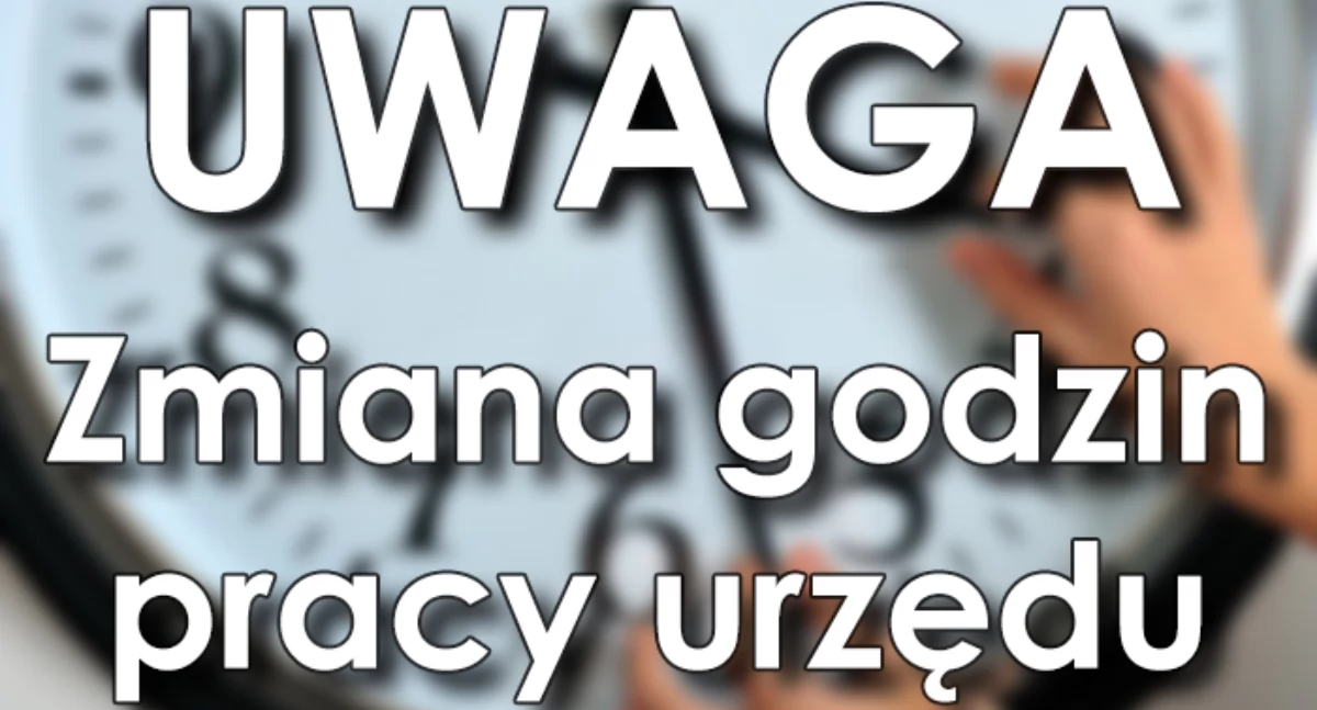 Inne Powiat, poniedziałki dłużej piątki krócej Zmiana godzin pracy urzędu - zdjęcie, fotografia