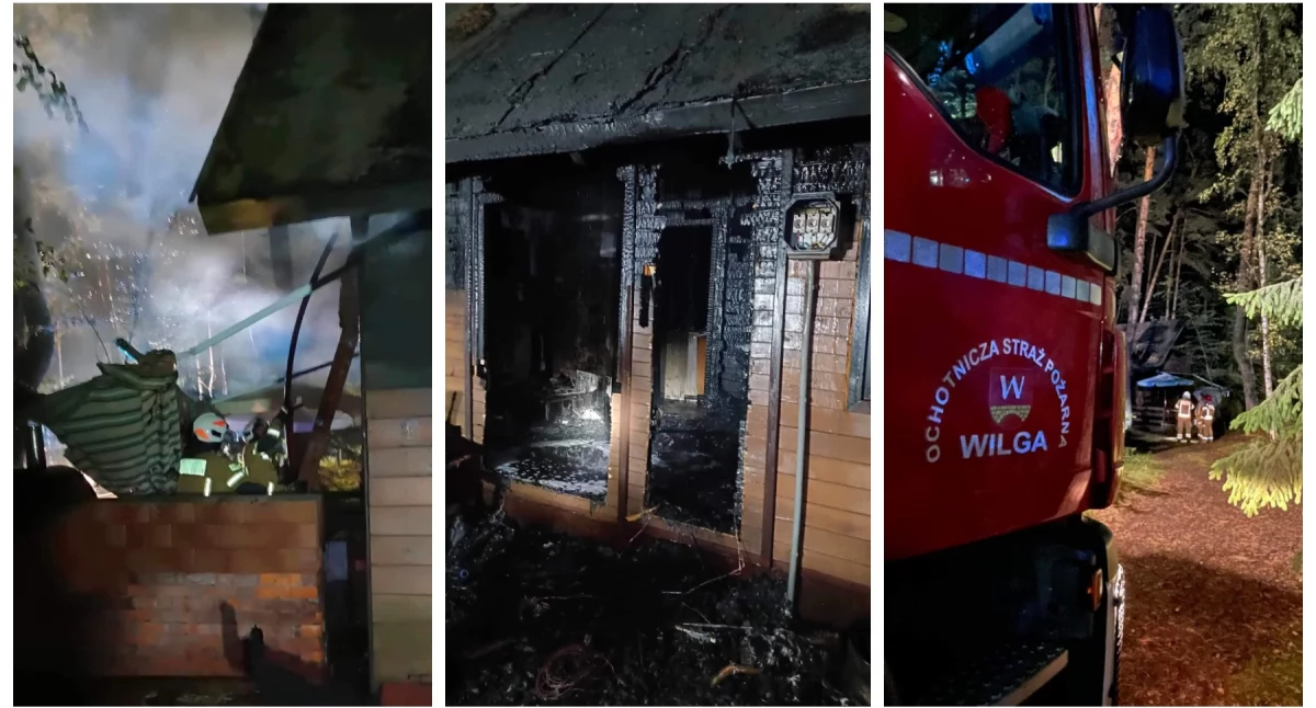 Pożary - interwencje straży, Strażacka kronika zdarzeń Garwolinie - zdjęcie, fotografia