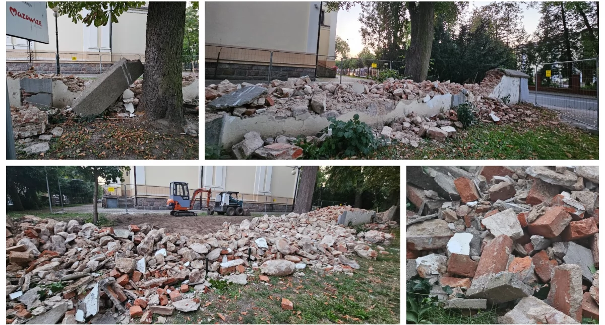 Inne Miejskie, Jakaś dziwna rewitalizacja Proboszcz Działamy zgodnie projektem - zdjęcie, fotografia