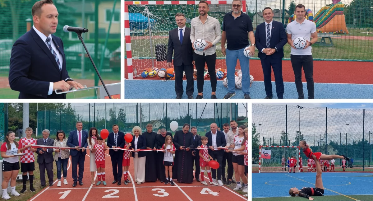 Inwestycje Powiat, Nowoczesne obiekty sportowe prawie otwarte - zdjęcie, fotografia