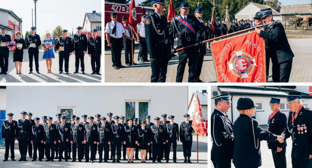 Uroczystości Powiat, niosą pomoc ludziom - zdjęcie, fotografia