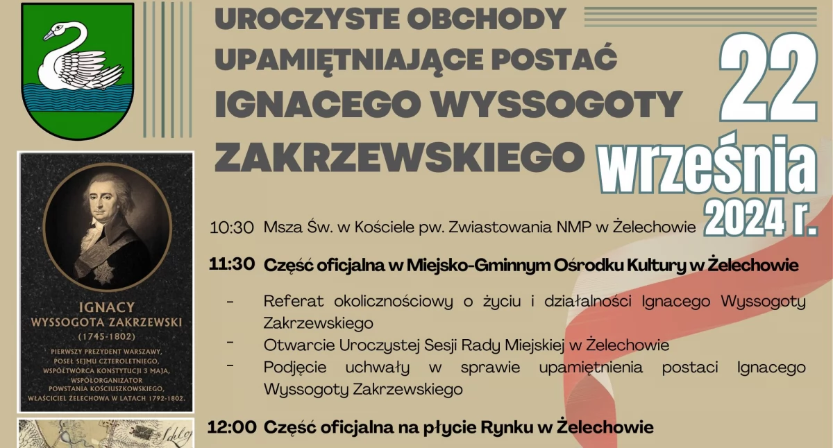 W Powiecie, Upamiętnią Ignacego Wyssogotę Zakrzewskiego - zdjęcie, fotografia