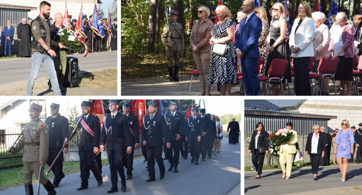Uroczystości Powiat, Pamiętają poległych żołnierzach - zdjęcie, fotografia