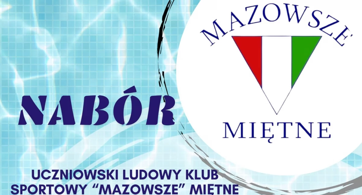 W Powiecie, Nabór sekcji pływackiej Mazowsze Miętne  - zdjęcie, fotografia