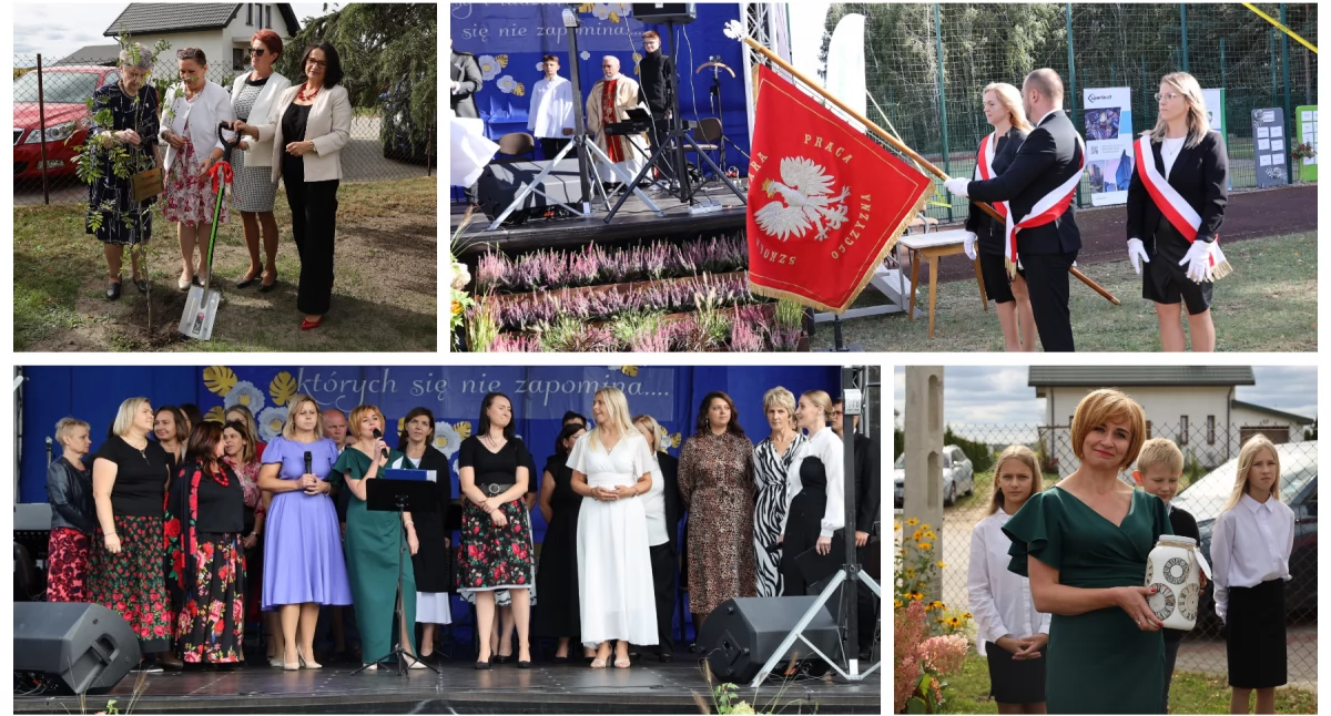 Uroczystości Powiat, Szkoła Podstawowa Starym Kębłowie obchodziła jubileusz lecia istnienia - zdjęcie, fotografia