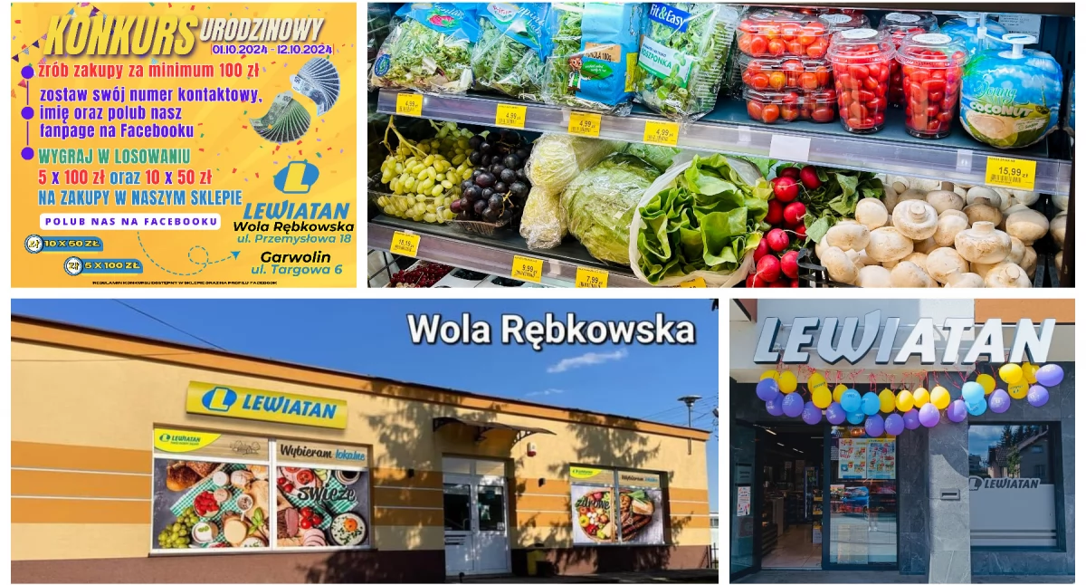 Artykuł Sponsorowany, Świętuj LEWIATANEM Urodziny sklepów Targowej Przemysłowej - zdjęcie, fotografia