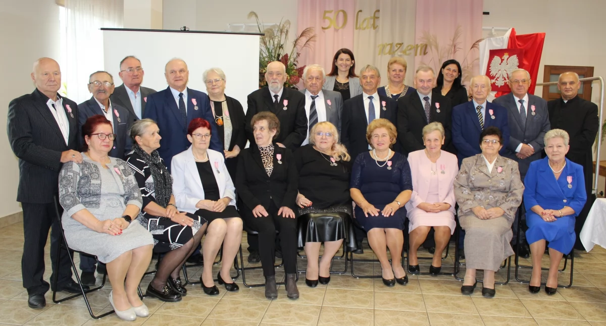 Uroczystości Powiat, Złote gminie Wilga Świętowało - zdjęcie, fotografia