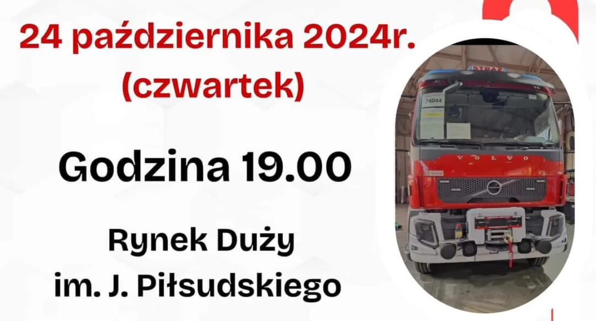Inne Powiat, Druhowie powitają samochód - zdjęcie, fotografia