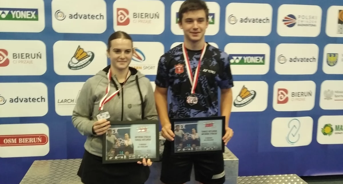 Badminton, Tomasz Kotlarski kolejnym medalem Mistrzostw Polski! - zdjęcie, fotografia