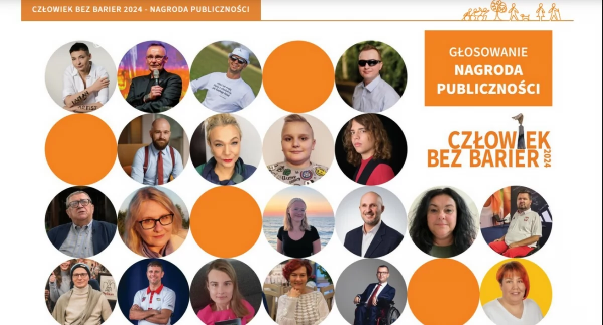 Inne Ciekawostki, Krzysztof półfinale! Głosujemy naszego Człowieka barier - zdjęcie, fotografia