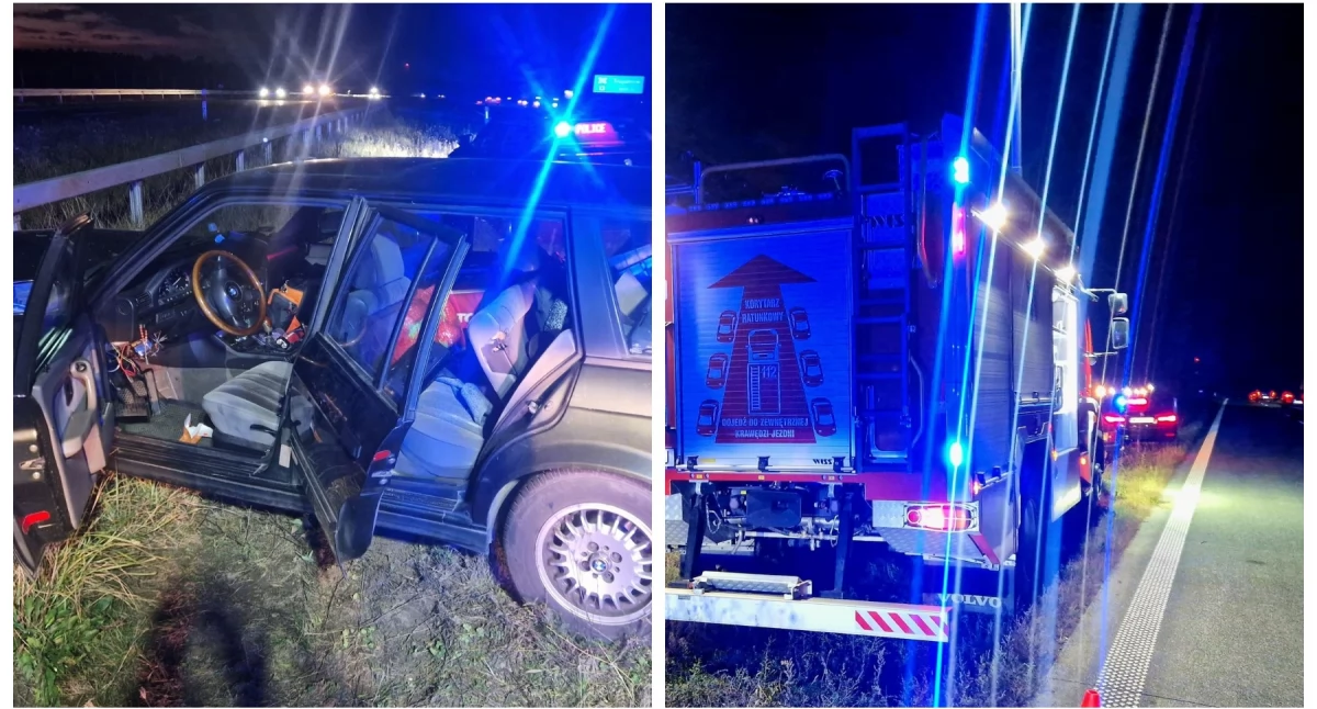 Wypadki drogowe , zderzyło ciężarową scanią toyotą poważne zdarzenia - zdjęcie, fotografia
