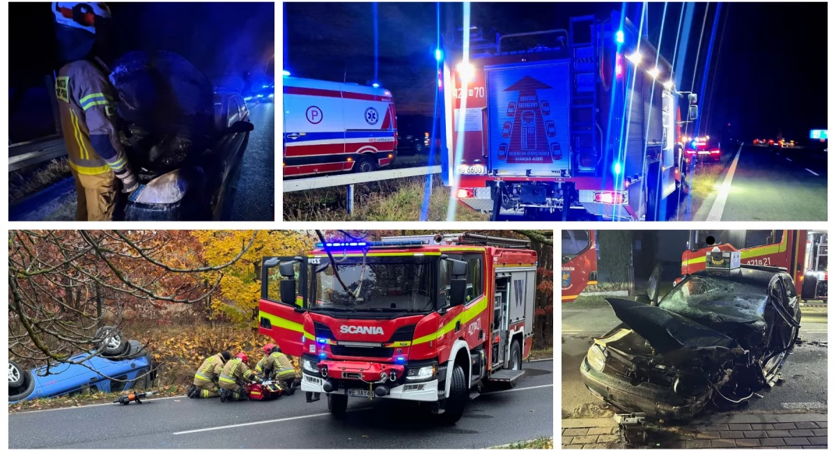 Pożary - interwencje straży, Strażacka kronika zdarzeń Wypadki kolizje pożary - zdjęcie, fotografia