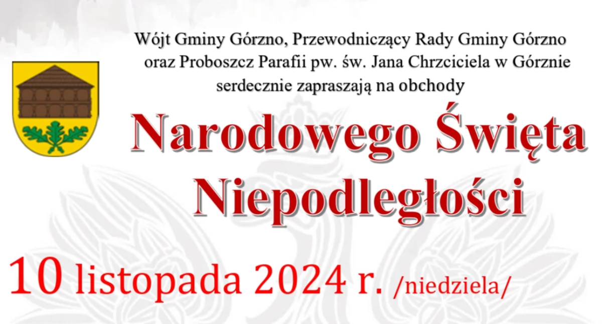 W Powiecie, Świętuje cała gmina! Zapraszają obchody Narodowego Święta Niepodległości - zdjęcie, fotografia