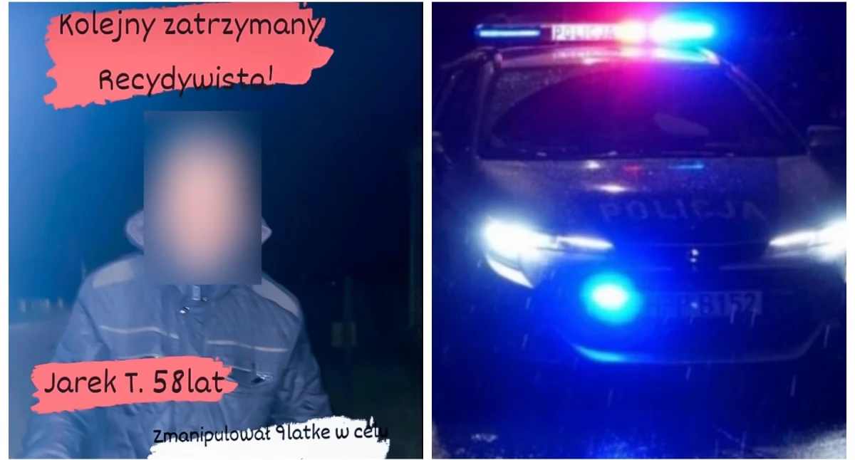 Sprawy kryminalne , Kolejny wyciągnął ręce niewinność dzieci - zdjęcie, fotografia