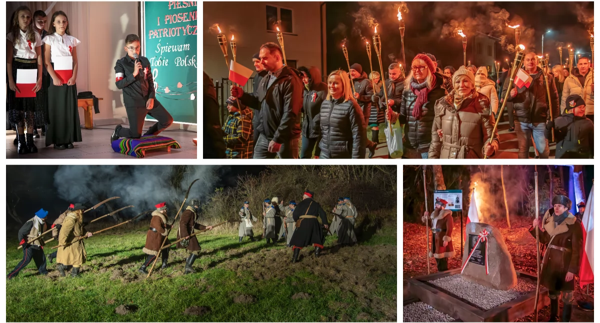 Uroczystości Powiat, wyjątkowy sposób uczcili bitwę stoczoną przez powstańców - zdjęcie, fotografia