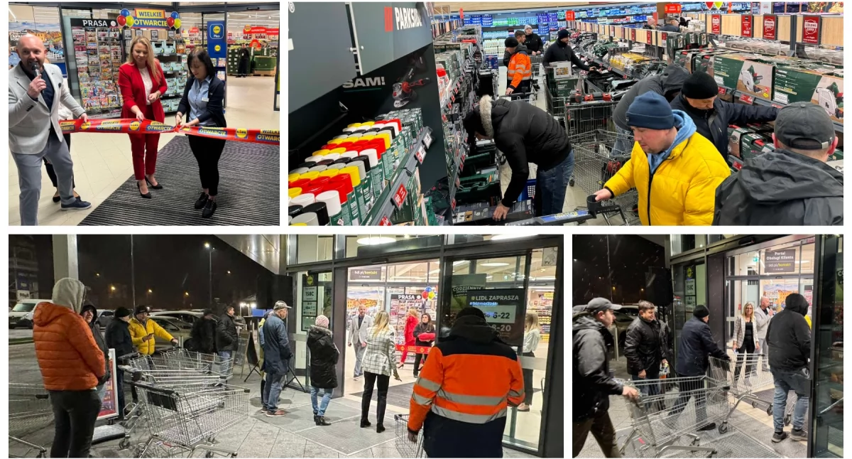 Inne Miejskie, centrum handlowe zaczyna działać! Pierwszy otworzył Lidl! - zdjęcie, fotografia