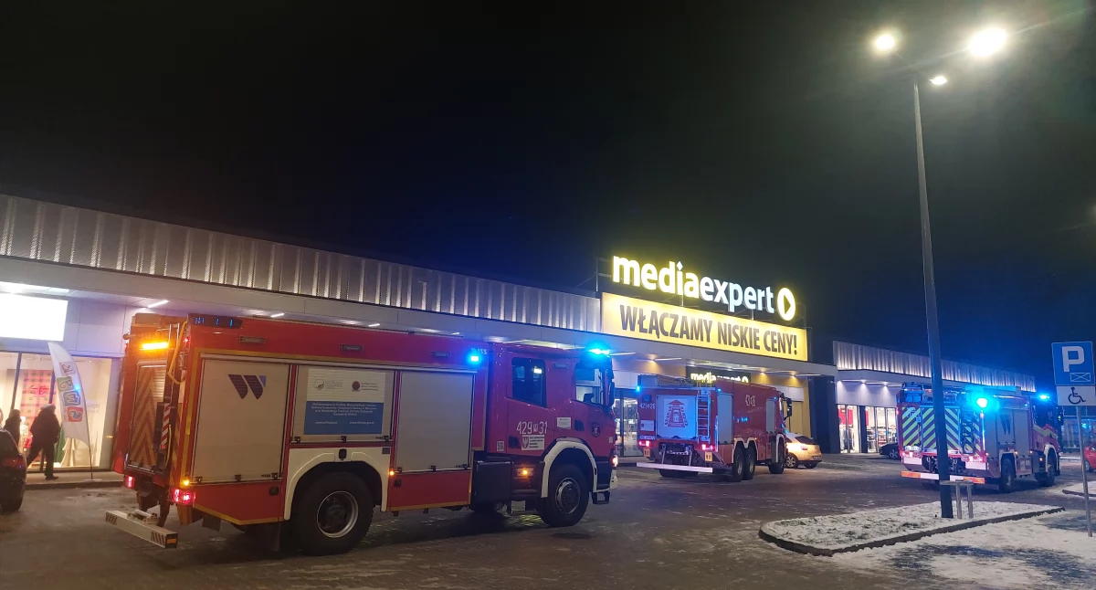 Pożary - interwencje straży, Alarm Parku - zdjęcie, fotografia