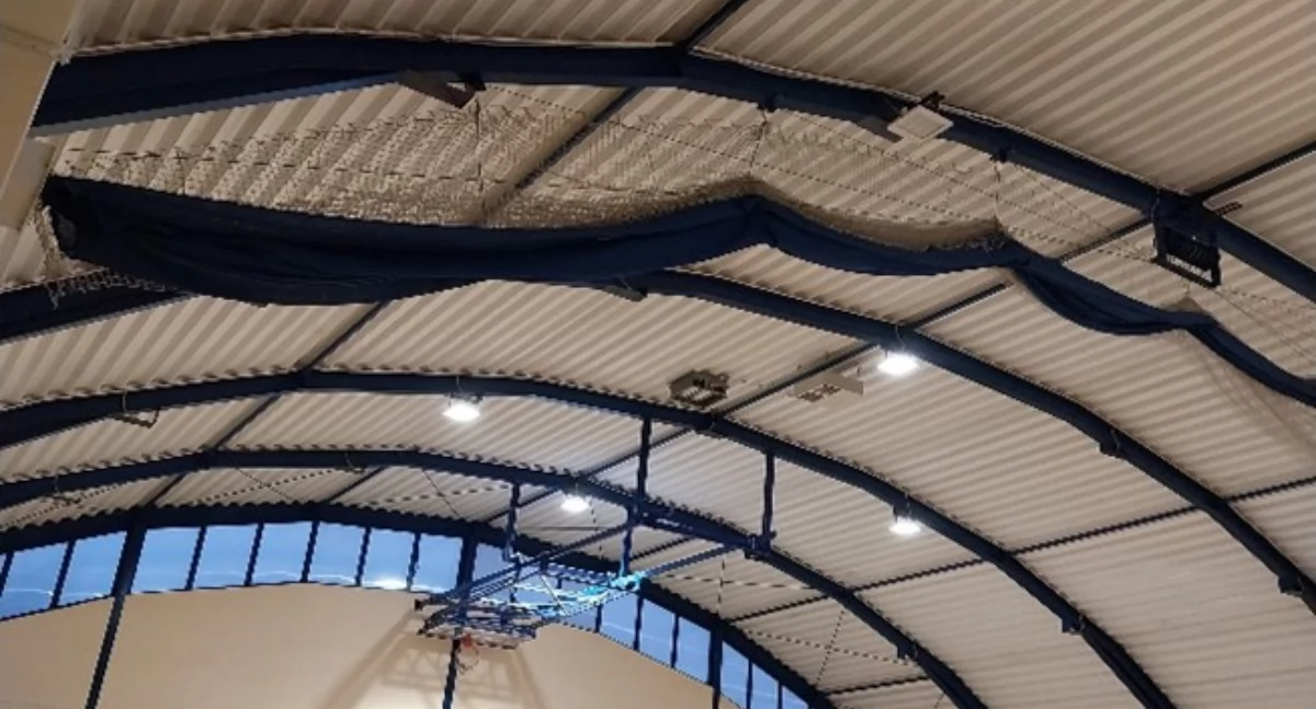 Inwestycje Powiat, oświetlenie sportowej - zdjęcie, fotografia