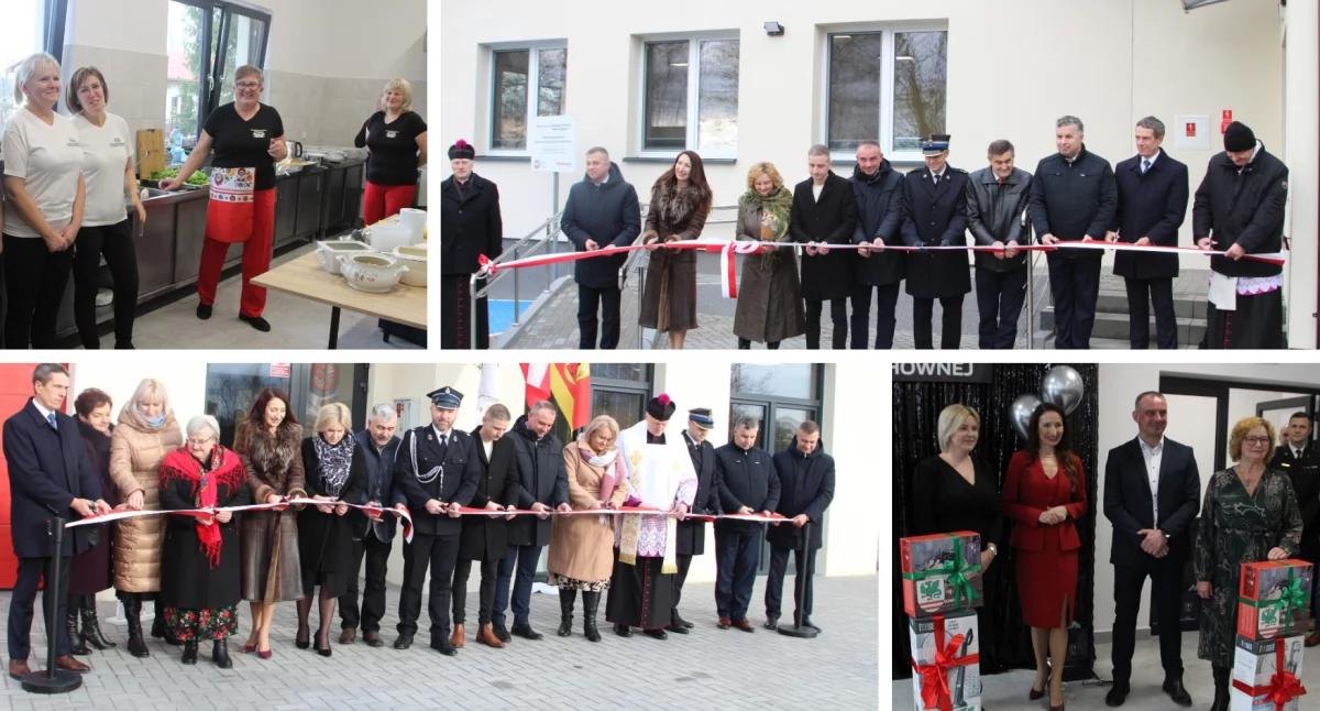 Uroczystości Powiat, Wiele powodów radości otwarto świetlice drogi - zdjęcie, fotografia